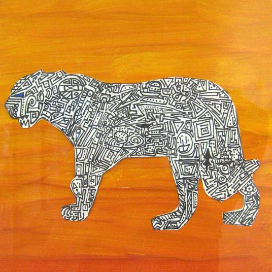 Big Cat Painting